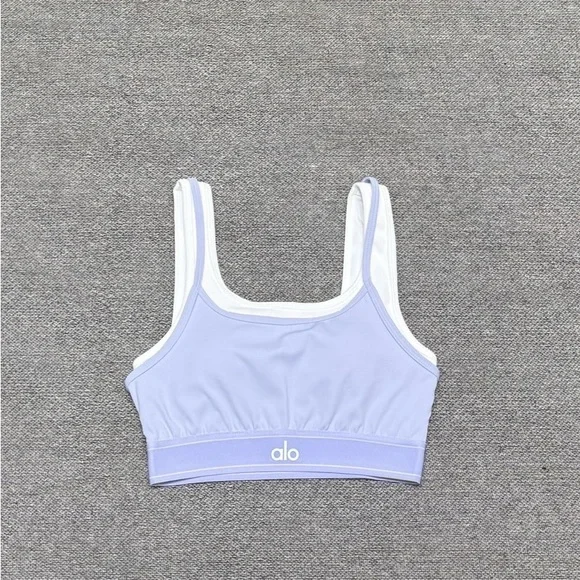 ALO Yoga Purple Activewear Set - Picture 2 of 5